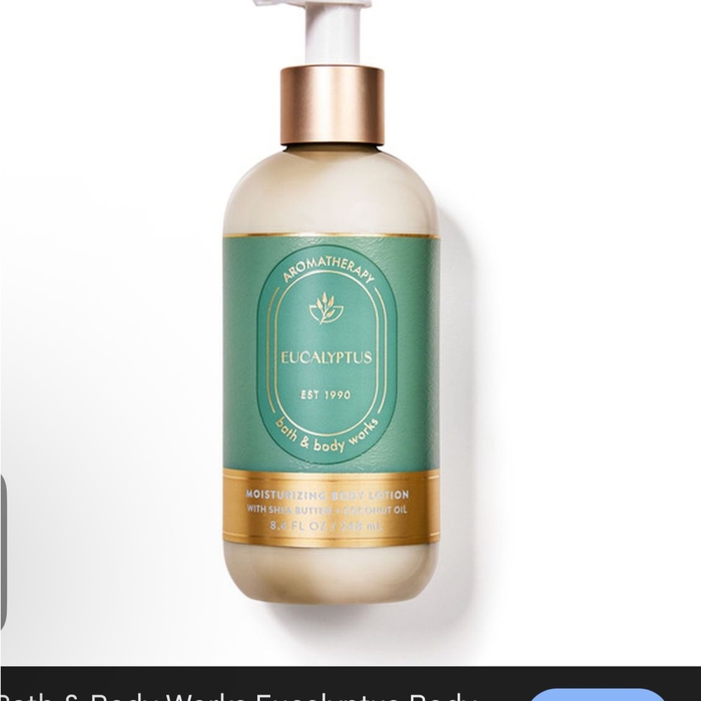 Bath & Body Works 8.4oz Eucalyptus Aromatherapy Lotion